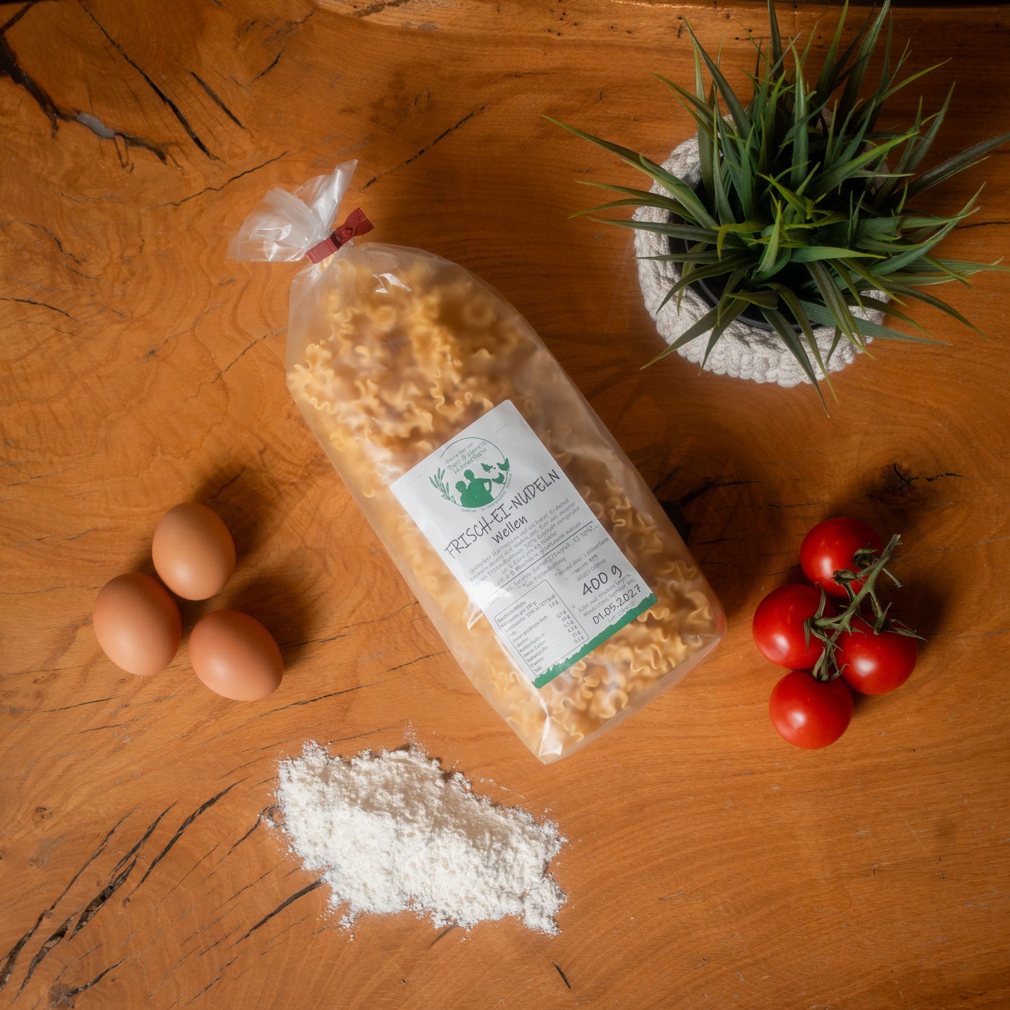 Frisch-Ei-Nudeln Welle Natur – 30 % Ei.